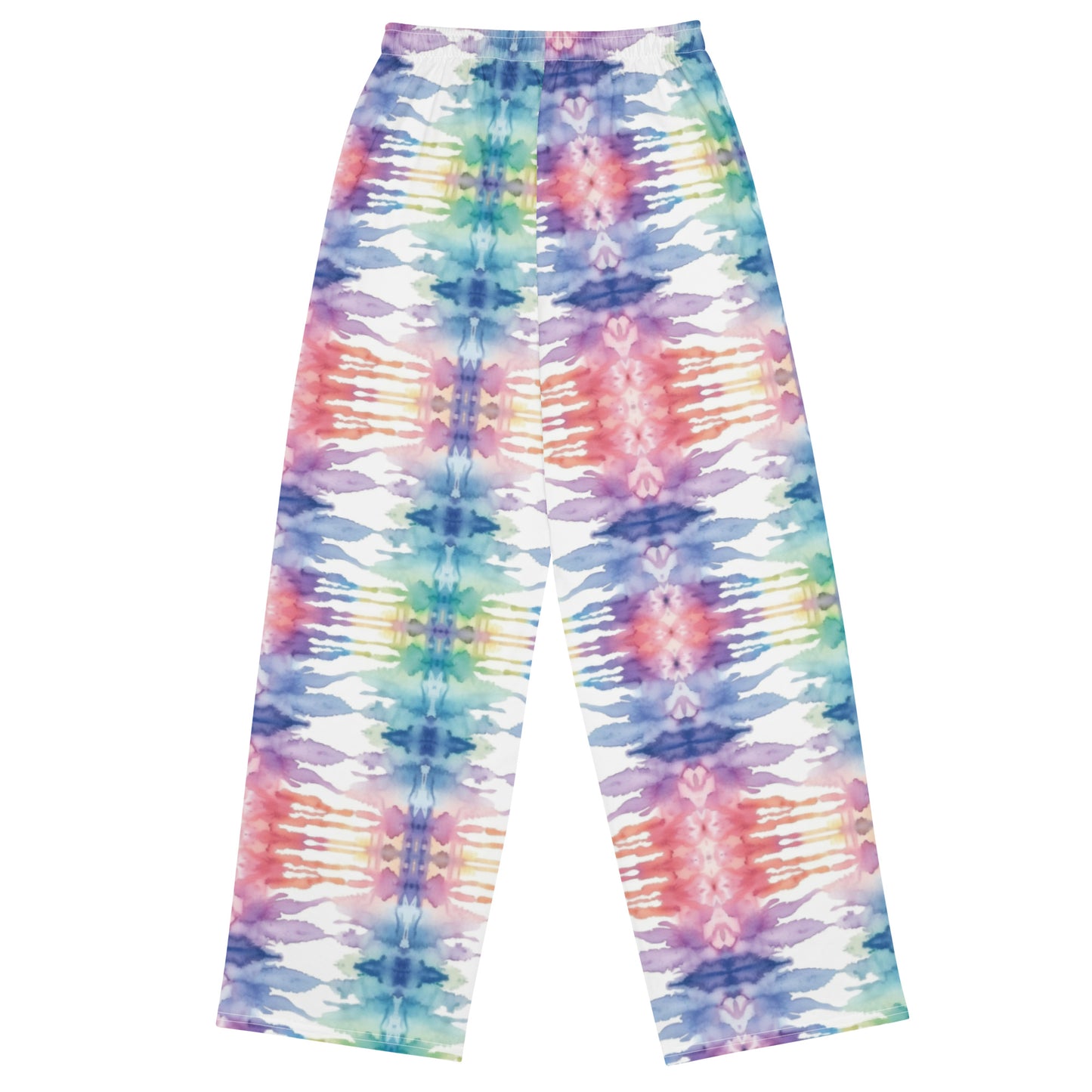 All-over print unisex wide-leg pants