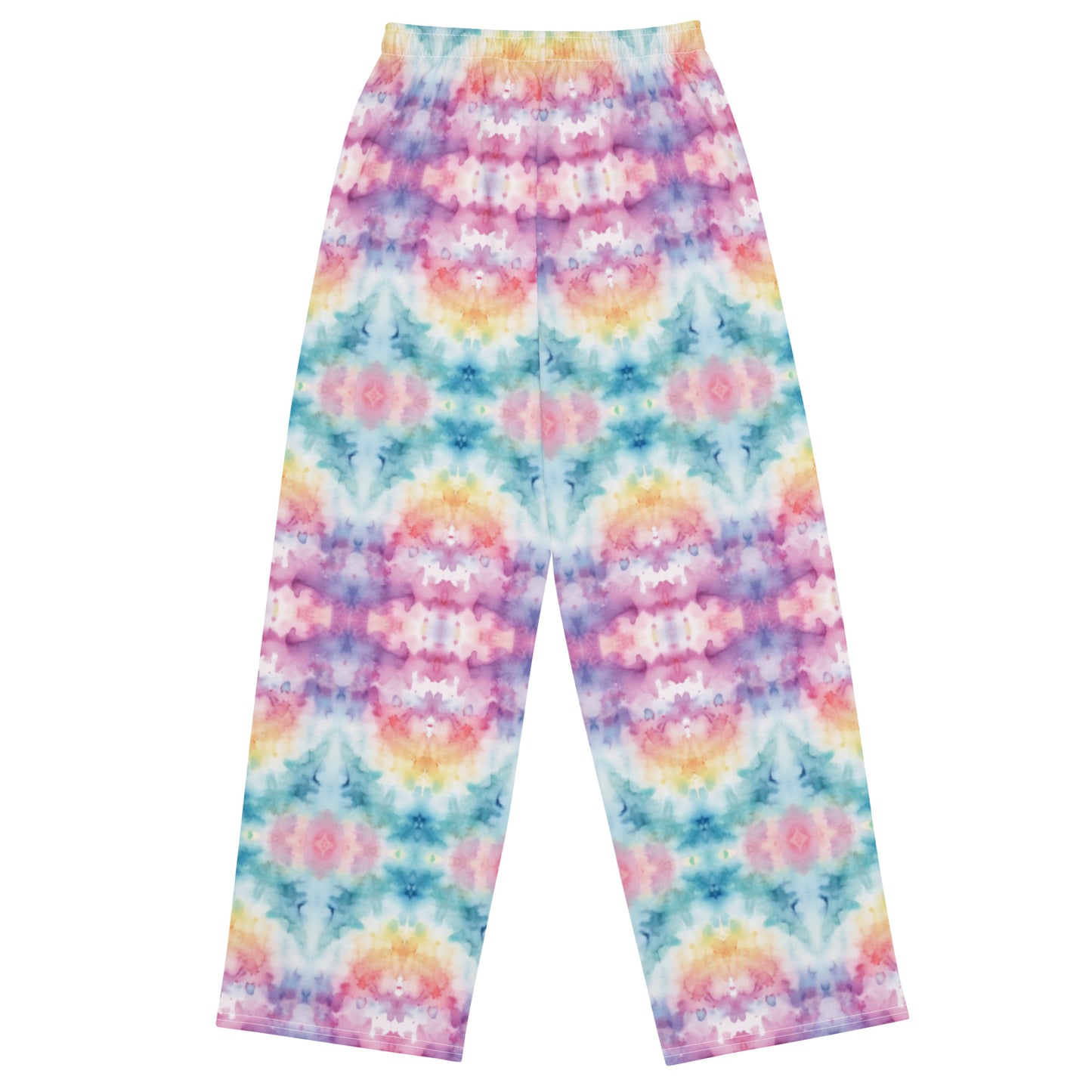 All-over print unisex wide-leg pants