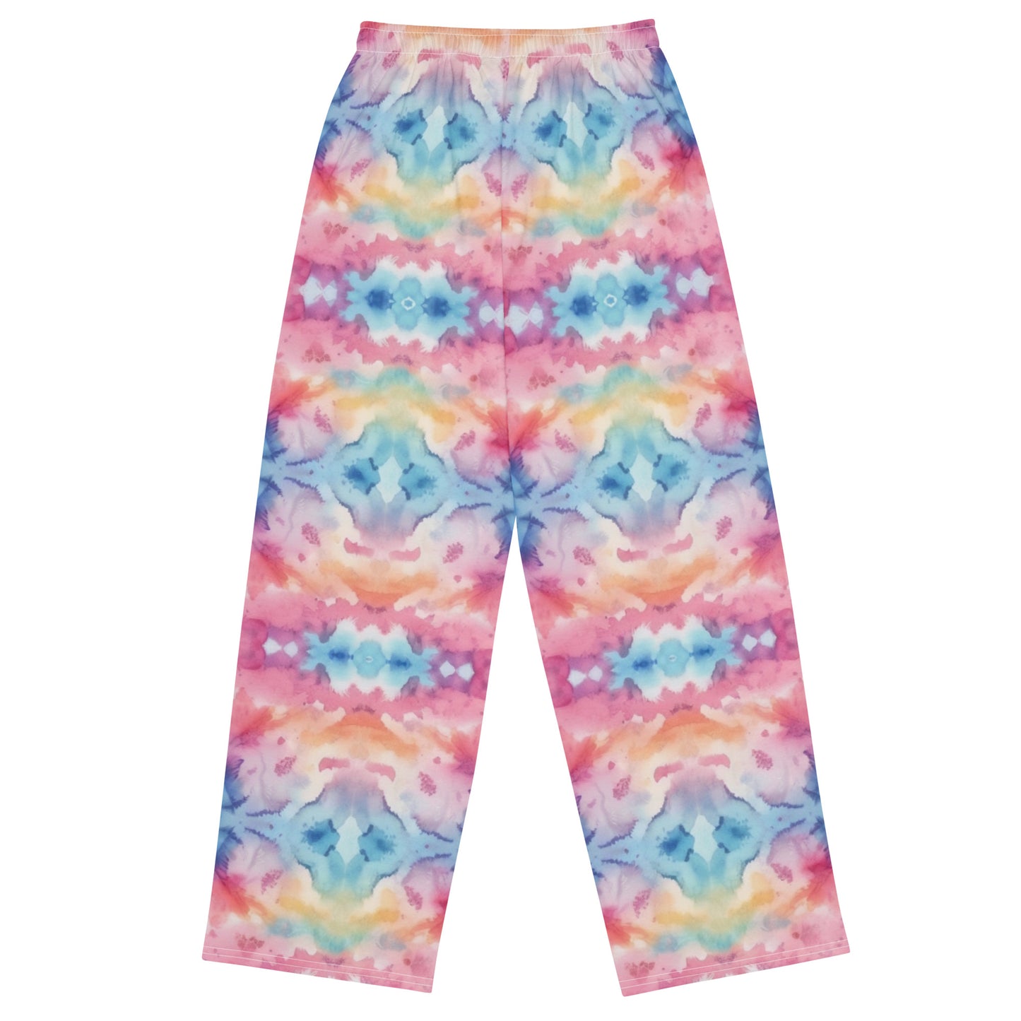 All-over print unisex wide-leg pants