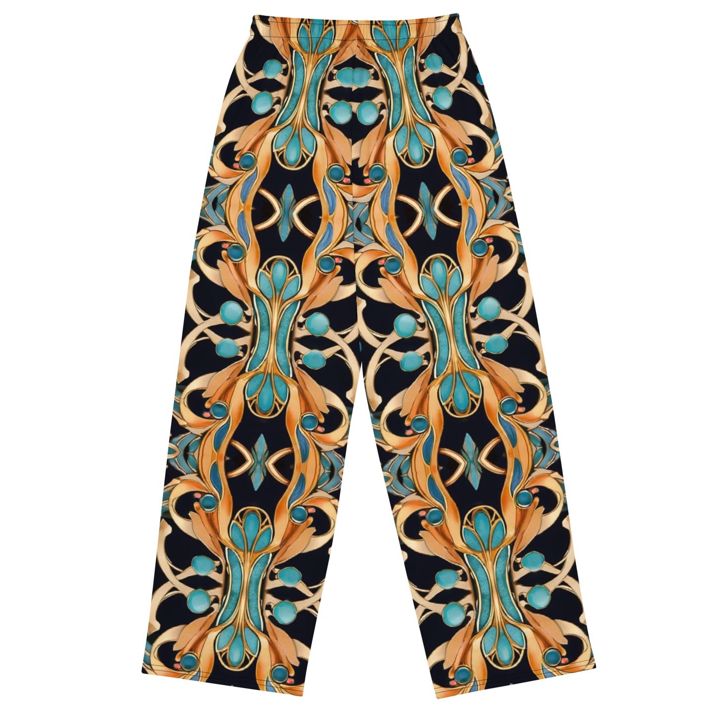 All-over print unisex wide-leg pants