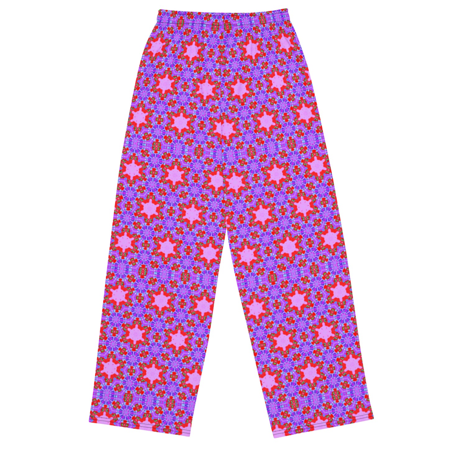 All-over print unisex wide-leg pants