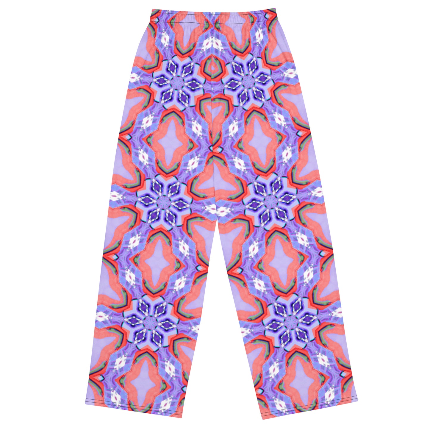 All-over print unisex wide-leg pants