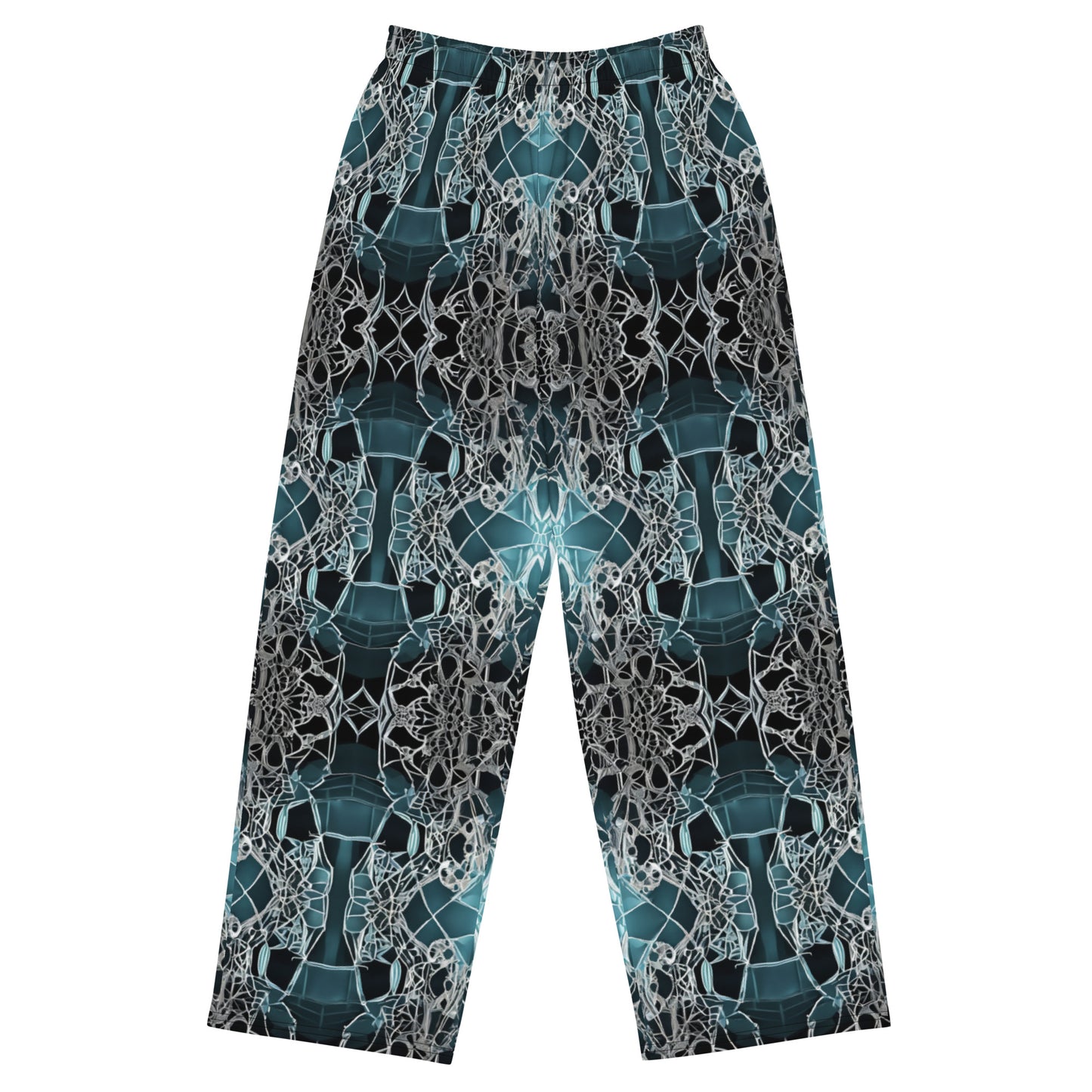 All-over print unisex wide-leg pants