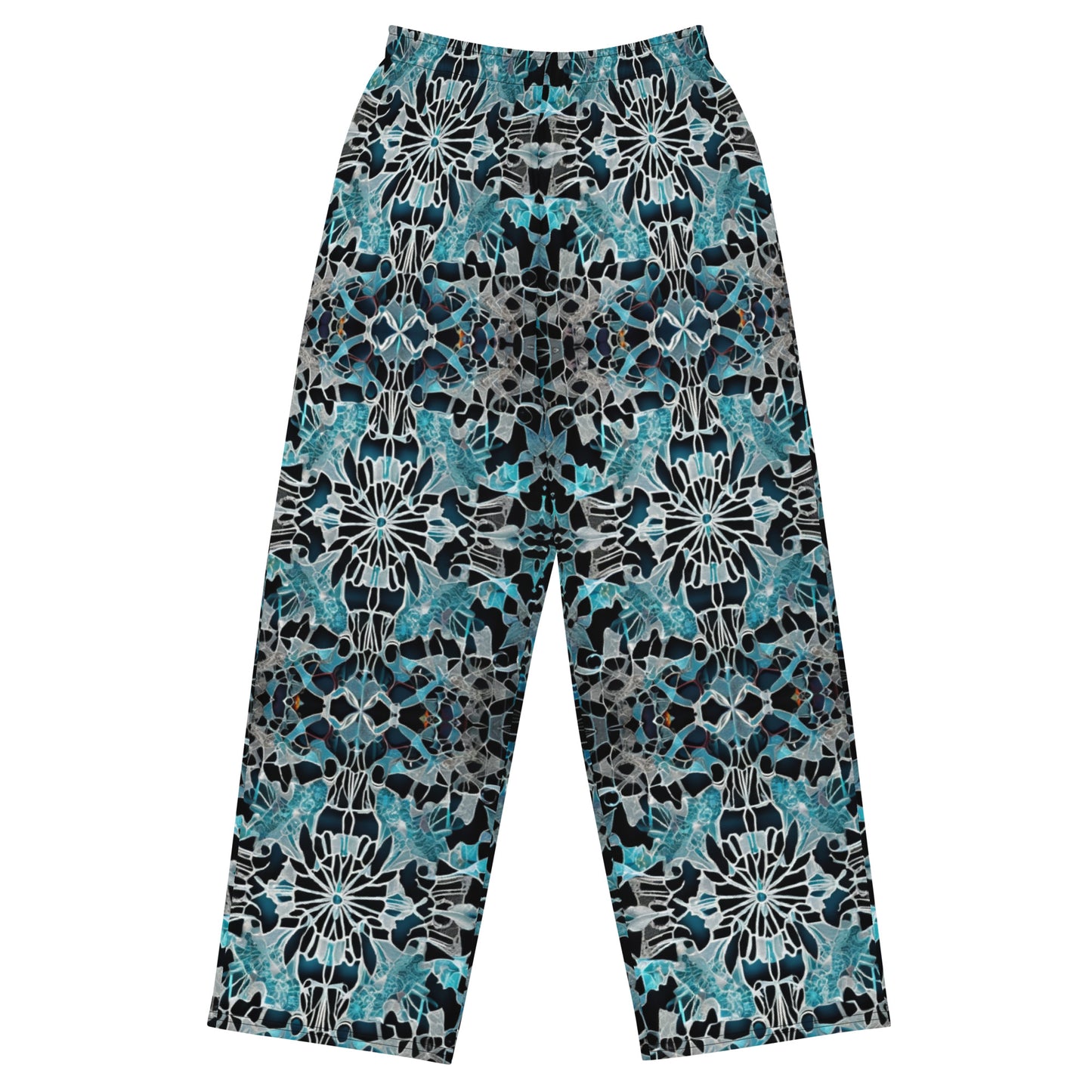 All-over print unisex wide-leg pants