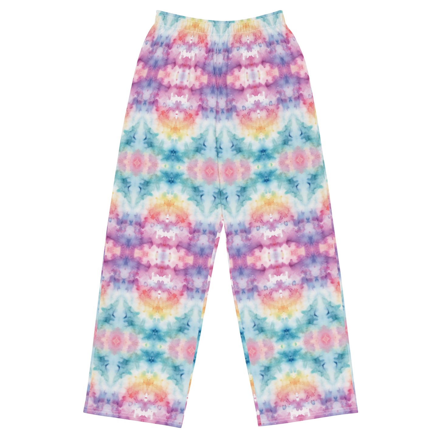 All-over print unisex wide-leg pants