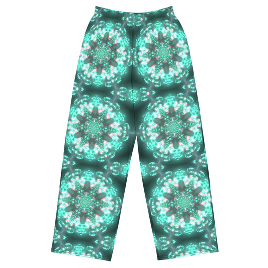 All-over print unisex wide-leg pants