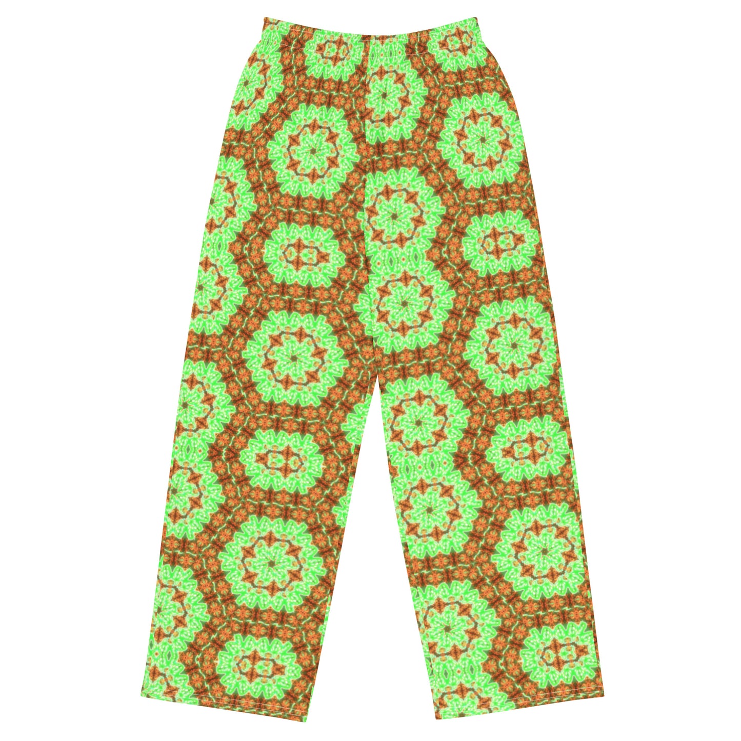 All-over print unisex wide-leg pants