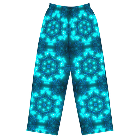 All-over print unisex wide-leg pants