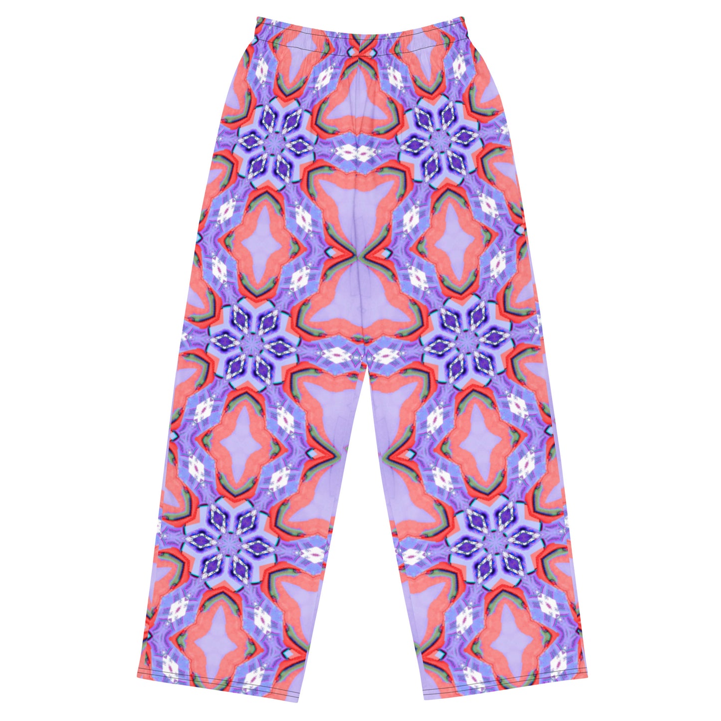 All-over print unisex wide-leg pants