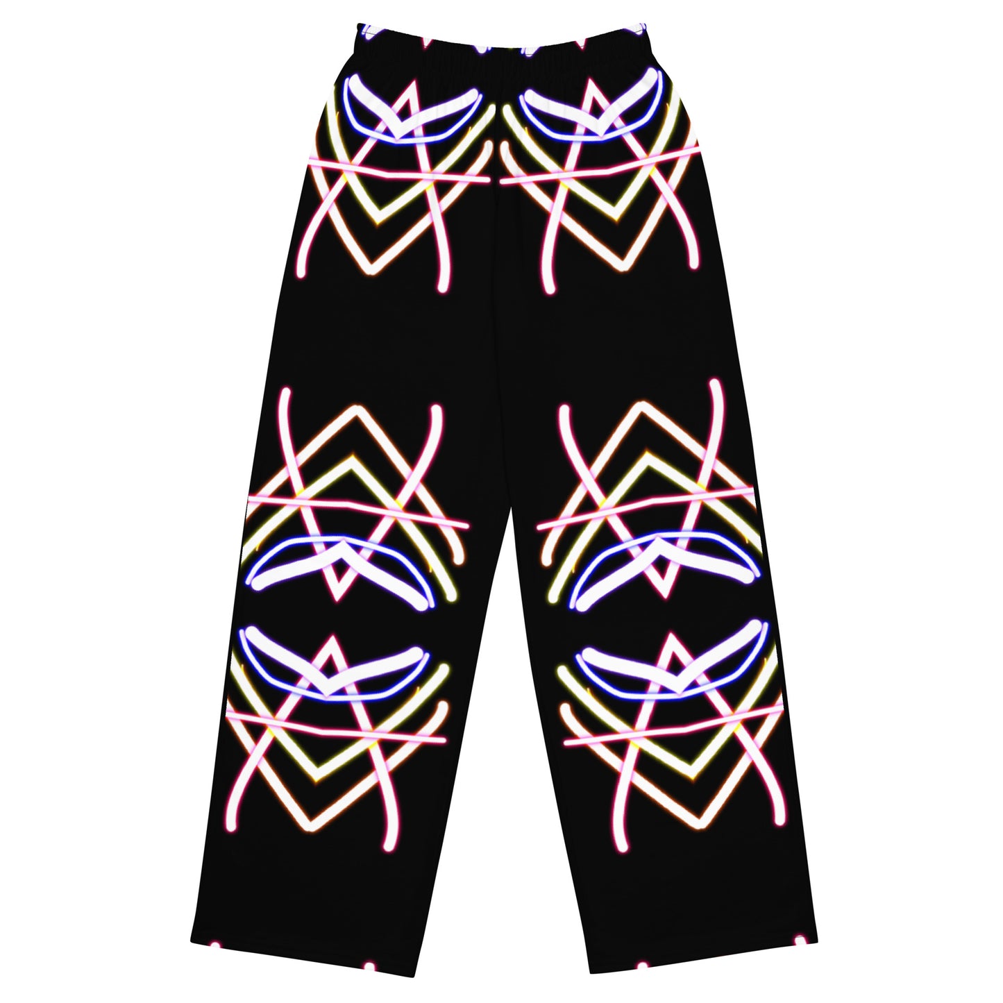 All-over print unisex wide-leg pants