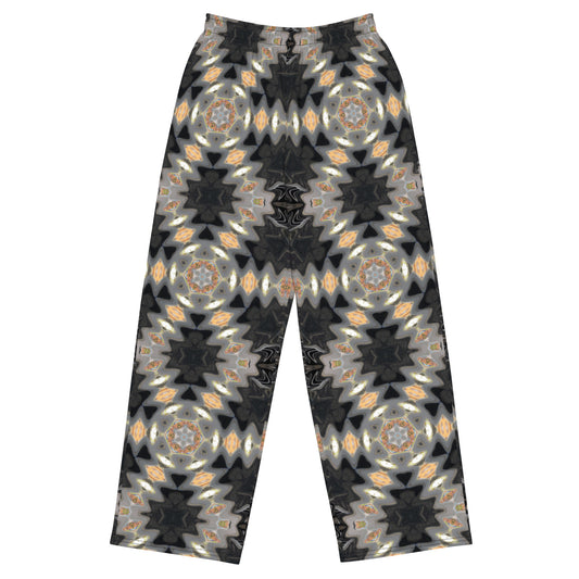 All-over print unisex wide-leg pants